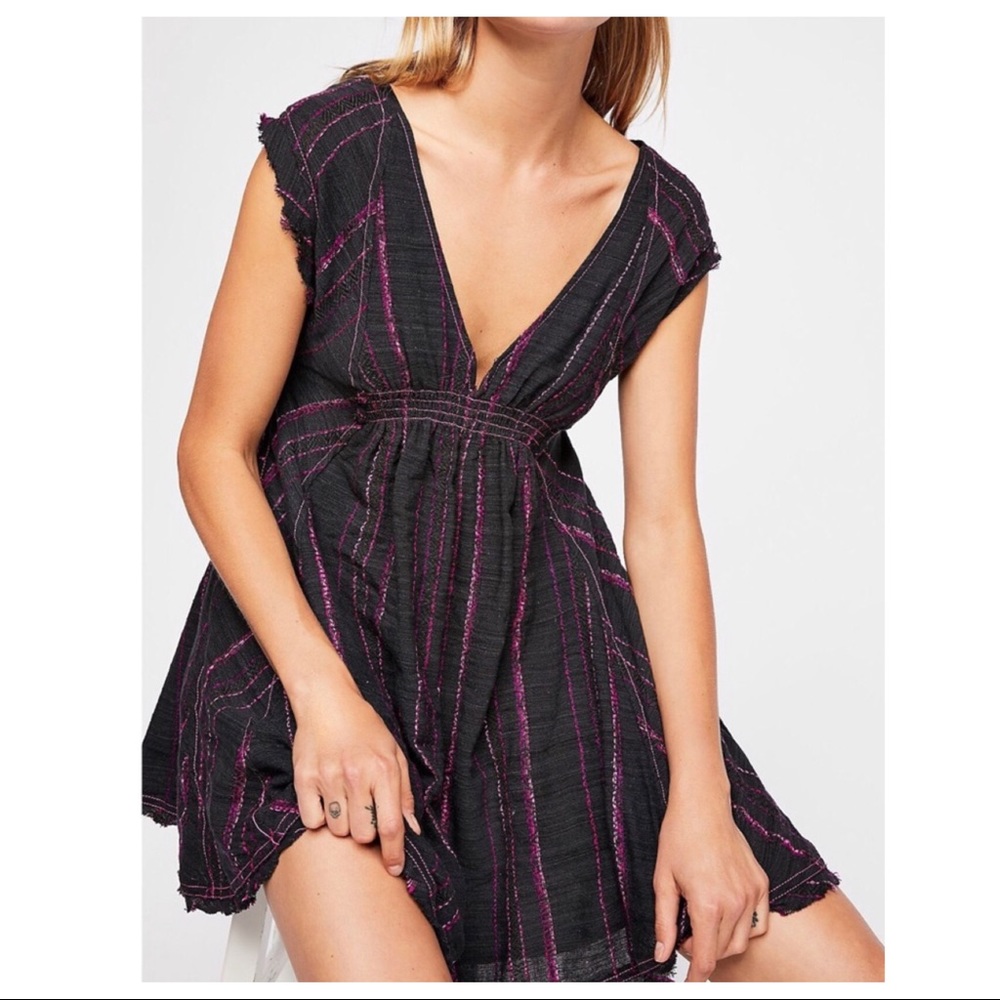 FREE PEOPLE SLEEVELESS MINI DRESS - Picture 2 of 8